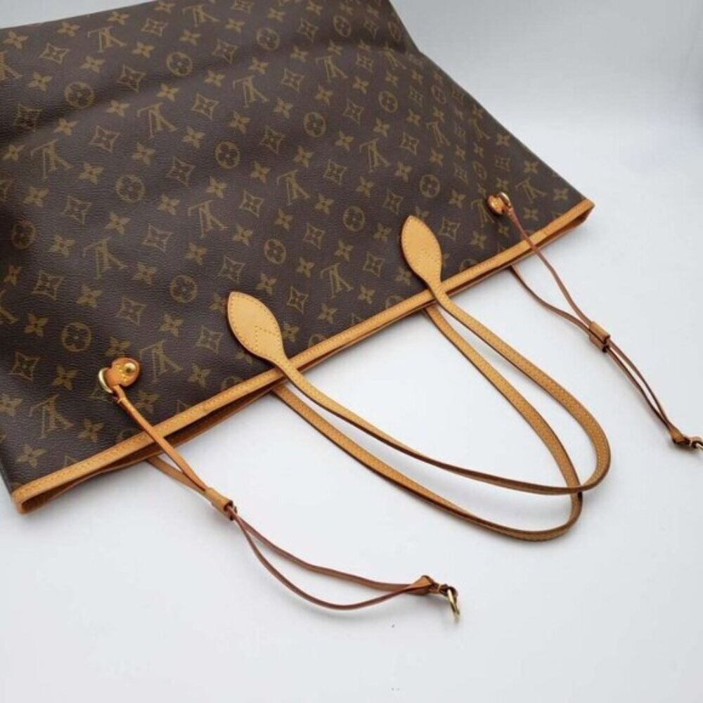 Louis Vuitton Neverfull GM Brown Monogram Canvas Shoulder Bag 890-070324 - Picture 6 of 15